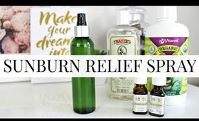 DIY: Sunburn Relief Spray | Kendra Atkins