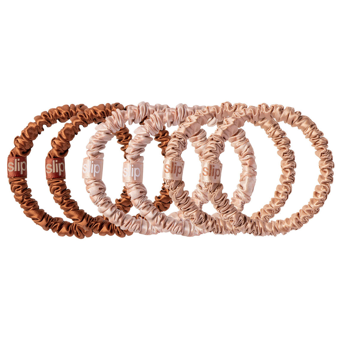 Slip Skinnies Silk Scrunchie Desert Rose alternative view 1 - product swatch.