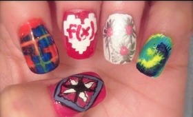 Kpoppin' Nails: F(x) Rum Pum Pum Pum MV Nail Art Tutorial