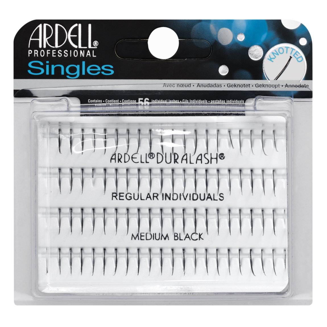 Ardell Individuals Single Knotted Regular Medium Black alternative view 1.