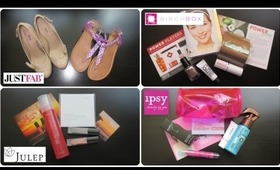 ★July Monthly Subscriptions | JustFab, Julep Maven, Birchbox, Ipsy★