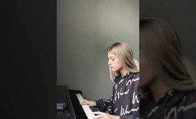 Blinding Lights Piano Cover - The Weeknd | Julie Zats