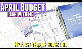 April Budget PWM, Erin Condren April Budget Planner for my First Year of Budgeting