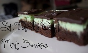 St. Patrick's Day | Mint Brownies