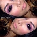 Purple eyeshadow 