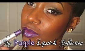 My Purple lipsticks collection