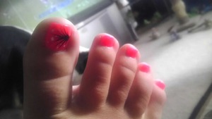 Got my toes done today:)