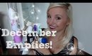 December Empties! Products I've Used Up | Beauty | Makeup | Haircare | Skincare