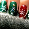 Christmas Nails Gelish With Konad