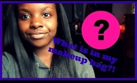 Whats in my makeup bag?!