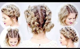 5 DOUBLE DUTCH BRAIDED HAIRSTYLES FOR SHORT HAIR | Milbau