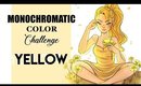 💛🌼 MONOCHROMATIC CHALLENGE DRAWING || COLOR: YELLOW!!!!! 🌼💛