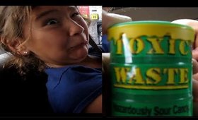 Toxic Waste Candy Tasteing