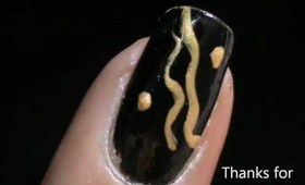 Nail Art in ONE MINUTE! Easy nail Design for Beginners - nail design home short nails