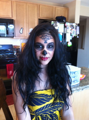 I've always wanted to try a Sugar Skull face...this was my 1st attempted a few years back. What do you guys think?