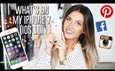 WHAT'S ON MY iPHONE 7 ?! 📱• (ROSE GOLD/iOS 10)