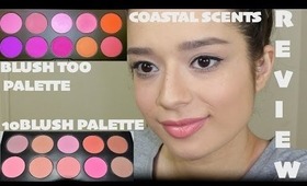 Review: COASTAL SCENTS Blush Too and 10Blush Palette