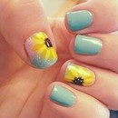 Sunflower nails