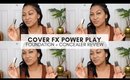 REVIEW | Cover FX Power Play Foundation + Concealer | Oily Skin Approved!!!