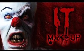 Stephen King's "IT" - The Evil Clown Halloween Makeup Tutorial