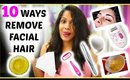 Remove Facial Hair Instantly * 10 WAYS * Remove Unwanted Hair Permanently | ShrutiArjunAnand