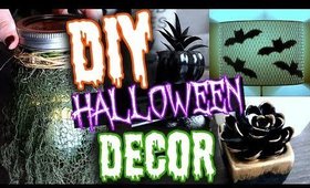 DIY HALLOWEEN ROOM DECOR | 3 Cheap & Easy Room Decor Ideas for Halloween!!