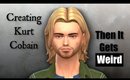 Let's Play The Sims 4 Creating Kurt Cobain Warning It Gets Weird