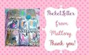 Pocket Letter from Mallory, Thank you so much! | PrettyThingsRock