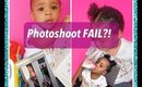 MOM VLOG| AT HOME INFANT PHOTOSHOOT| FAIL!!