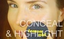 HOWTO: CONCEAL UNDER-EYE CIRCLES & HIGHLIGHT IN 1 STEP ! | TheInsideOutBeauty.com by Heidi
