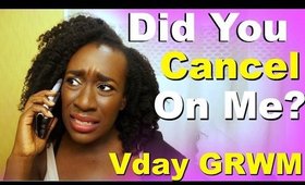 Valentines Day GRWM | U Part Wig Braidout on 4c Natural Hair + Makeup