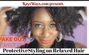 Fake Out Twist Out for Relaxed Hair | The Reveal - Untwisting & Styling