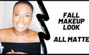 Fall Makeup Look | ALL MATTE | iamKeliB