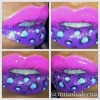 Lip Art using Makeup Forever Flash Palette