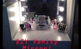 DIY Vanity Mirror for Under $50