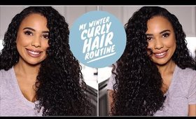 Winter Curly Hair Routine | 3B Natural Hair Wash Day | Ashley Bond Beauty