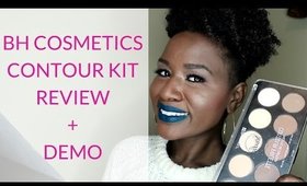 *NEW* BH Cosmetics Studio Pro Contour  Palette Review + Demo on Dark Skin Woman of Color