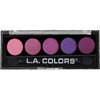 L.A. Colors 5 Color Metallic Eyeshadow Palette Lollipop