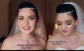 Kim Kardashian inspired bridal makeup ft Kryolan Mac Illamasqua || Raji Osahn