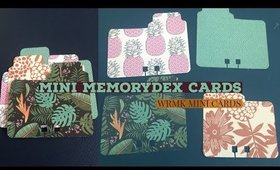 Mini MemoryDex Cards: WRMK Tab & Planned Punch Boards