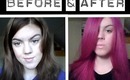 How I Went From Brown To Pink Hair