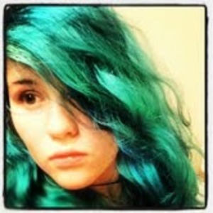 Turquoise hair