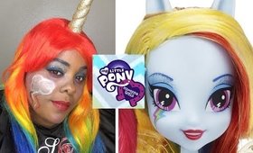 Rainbow Dash Makeup Tutorial My Little Pony Makeup Look