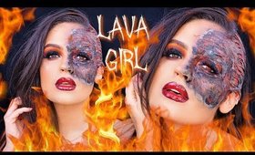 LAVA GIRL Halloween Makeup