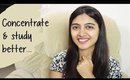 How to Concentrate while Studying? _ Study Tips for Students | Smile With Prachi