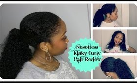 Nosotress Kinky Kurly No Sew, No Glue Super Easy Install Review | #SamoreLoveTV