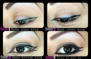http://chelliglamvixen.blogspot.com/2011/04/rihanna-makeup-tutorial-using-urban.html for picture tutorial