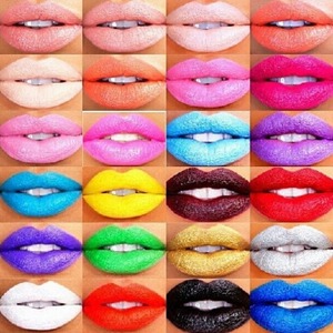 Different lip colors.