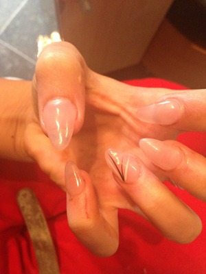 My nails I did on myself whilst waiting for a client x