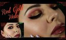 RED & GOLD HALO USING JACLYN HILL PALETTE | Jessie Melendez